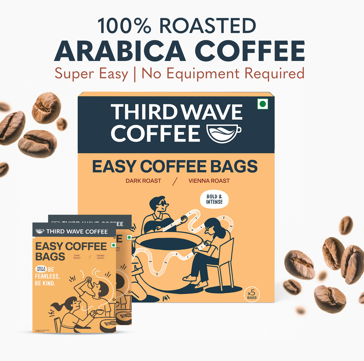 Vienna Roast Easy Coffee Bags (Box of 5)