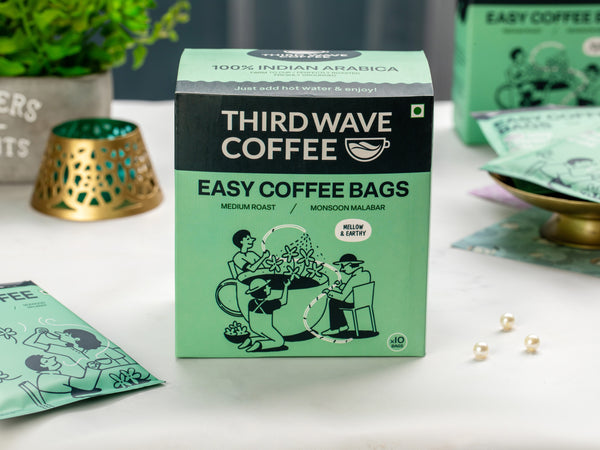 Monsoon Malabar Easy Coffee Bags (Box of 10)